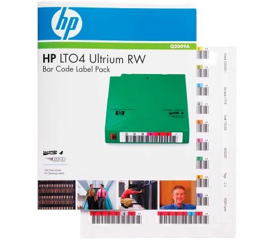 Комплект штрихкодов HPE Ultrium LTO-4 (100 карт. + 10 чист.) для C7974A (Q2009A)